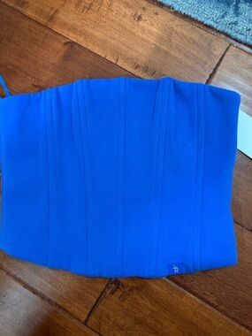 NWT Atoir. Cobalt Blue Strapless Corset Top.